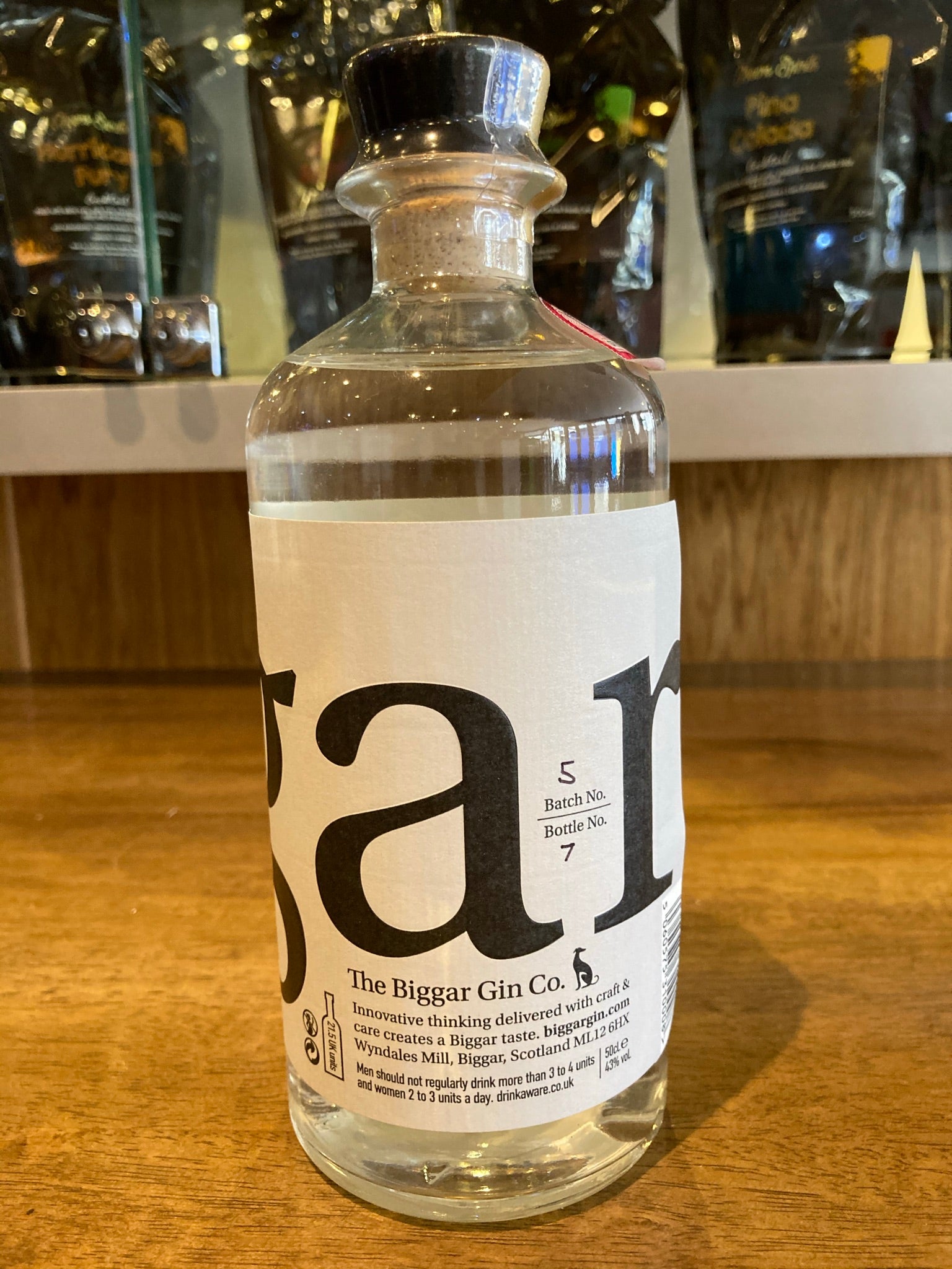 Biggar Gin, 43.0% abv