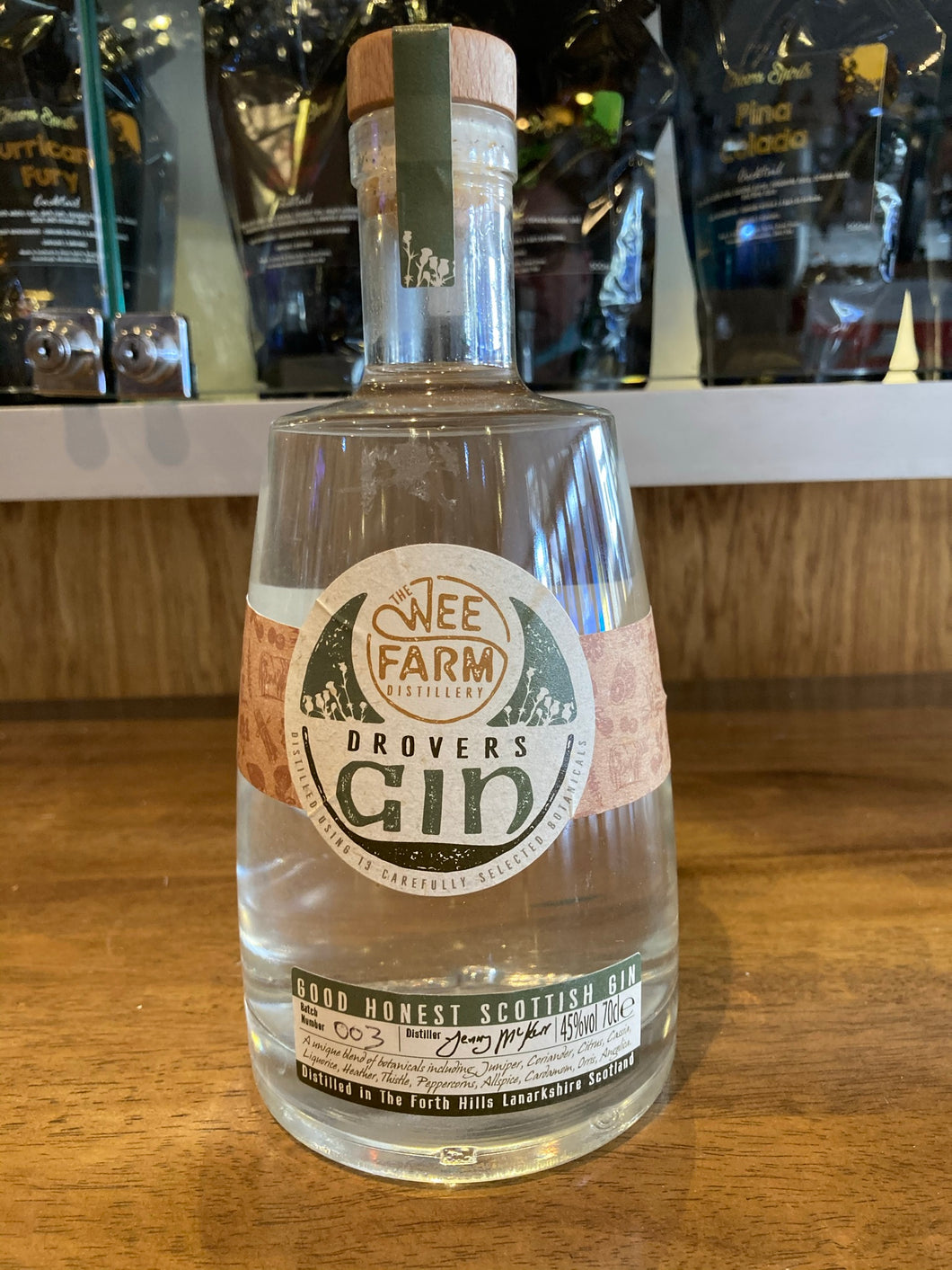 Wee Farm Drovers Gin, 45% abv