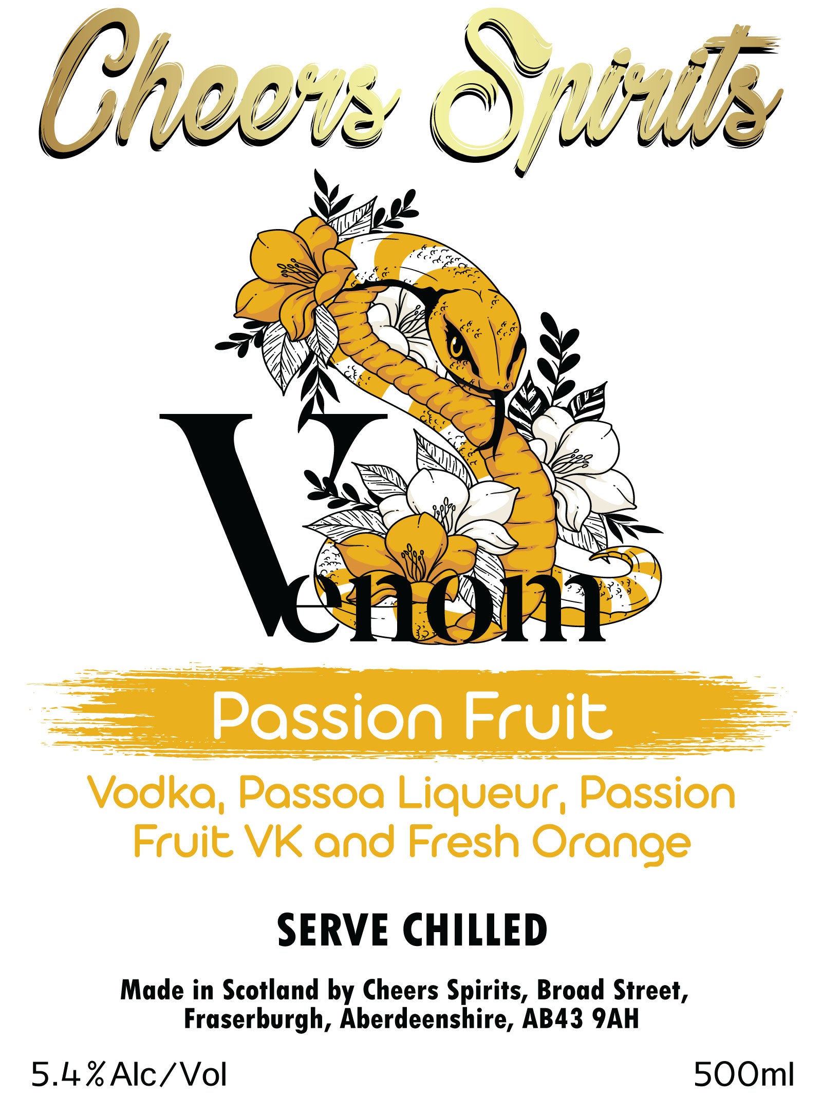 Passion Fruit Venom – Cheers Spirits
